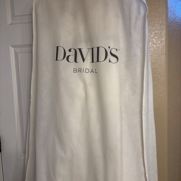 David’s Bridal Wedding Dress, ivory, size 12, new, unaltered. - Picture 7 of 7
